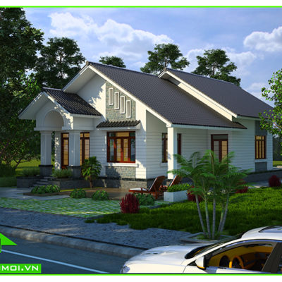 Thiết kế biệt thự vườn đơn giãn, tinh tế tại phường Lộc Sơn, Bảo Lộc, Lâm Đồng