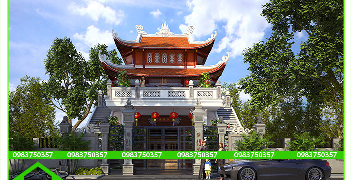 THIẾT KẾ NHÀ THỜ HỌ BÁC MINH TẠI KTM BẢO LỘC ( MS: NTH 0002)